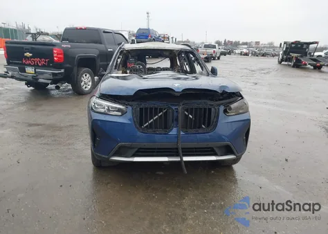 2022 BMW X3 xDrive30I from USA, damaged, VIN WBX57DP02NN181789